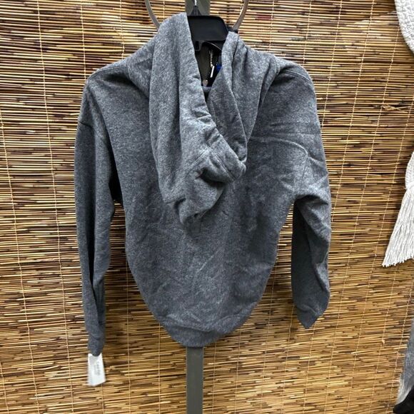 Calvin Klein Performance Women's Zip Hoodie - Black Heather Size L - Picture 3 of 3